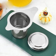 Load image into Gallery viewer, Tea Infuser for Loose Leaf Tea with lid – Premium Quality Stainless Steel Strainer