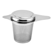 Load image into Gallery viewer, Tea Infuser for Loose Leaf Tea with lid – Premium Quality Stainless Steel Strainer