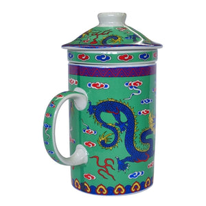 Green Dragon Infuser Mug