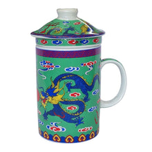 Load image into Gallery viewer, Green Dragon Infuser Mug