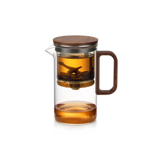 Glass tea brewer