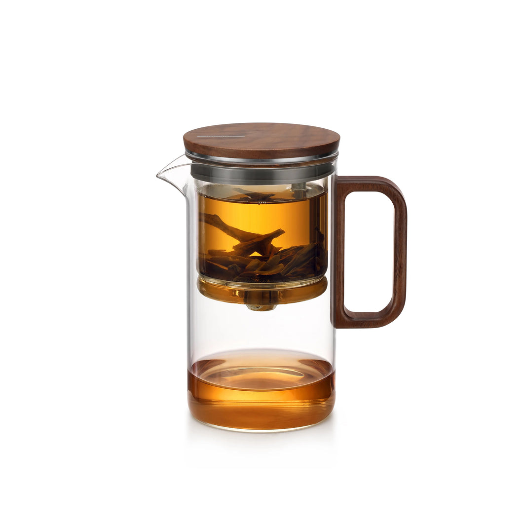 Glass tea brewer