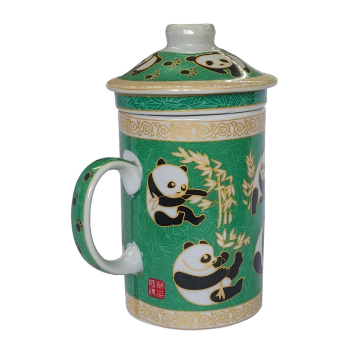 Panda Bamboo Infuser Mug