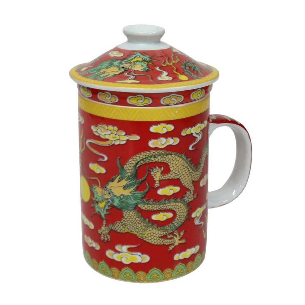 Red Dragon Infuser Mug