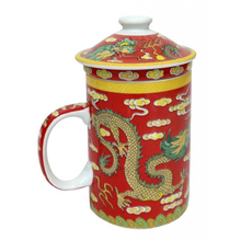 Load image into Gallery viewer, Red Dragon Infuser Mug